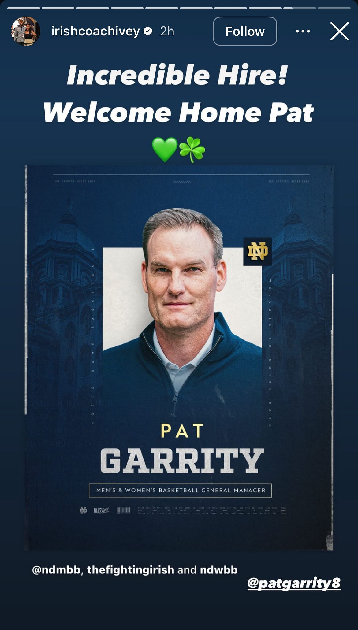 Niele Ivey reacts to news of Pat Garrity's hire